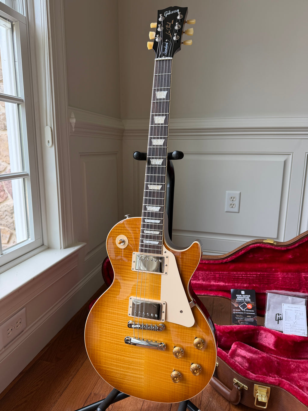 2024 Gibson Les Paul Standard 50s Wildwood Custom Shop Top - Honey Burst