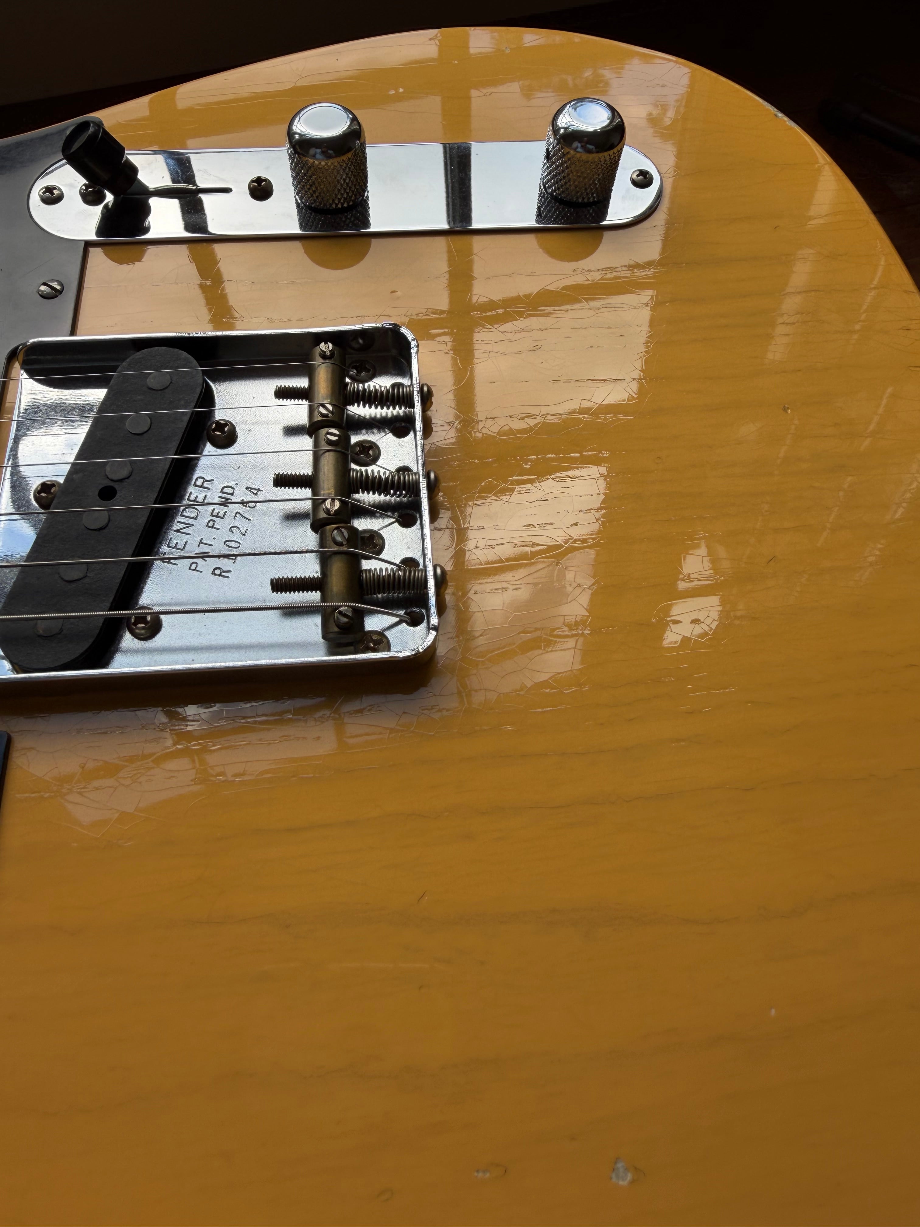 2019 Fender Custom Shop ‘52 Telecaster Journeyman - Aged Nocaster Blonde