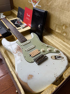 2026 Fender Custom Shop ‘62 Stratocaster 6.9 lbs HSS Heavy Relic - Olympic White