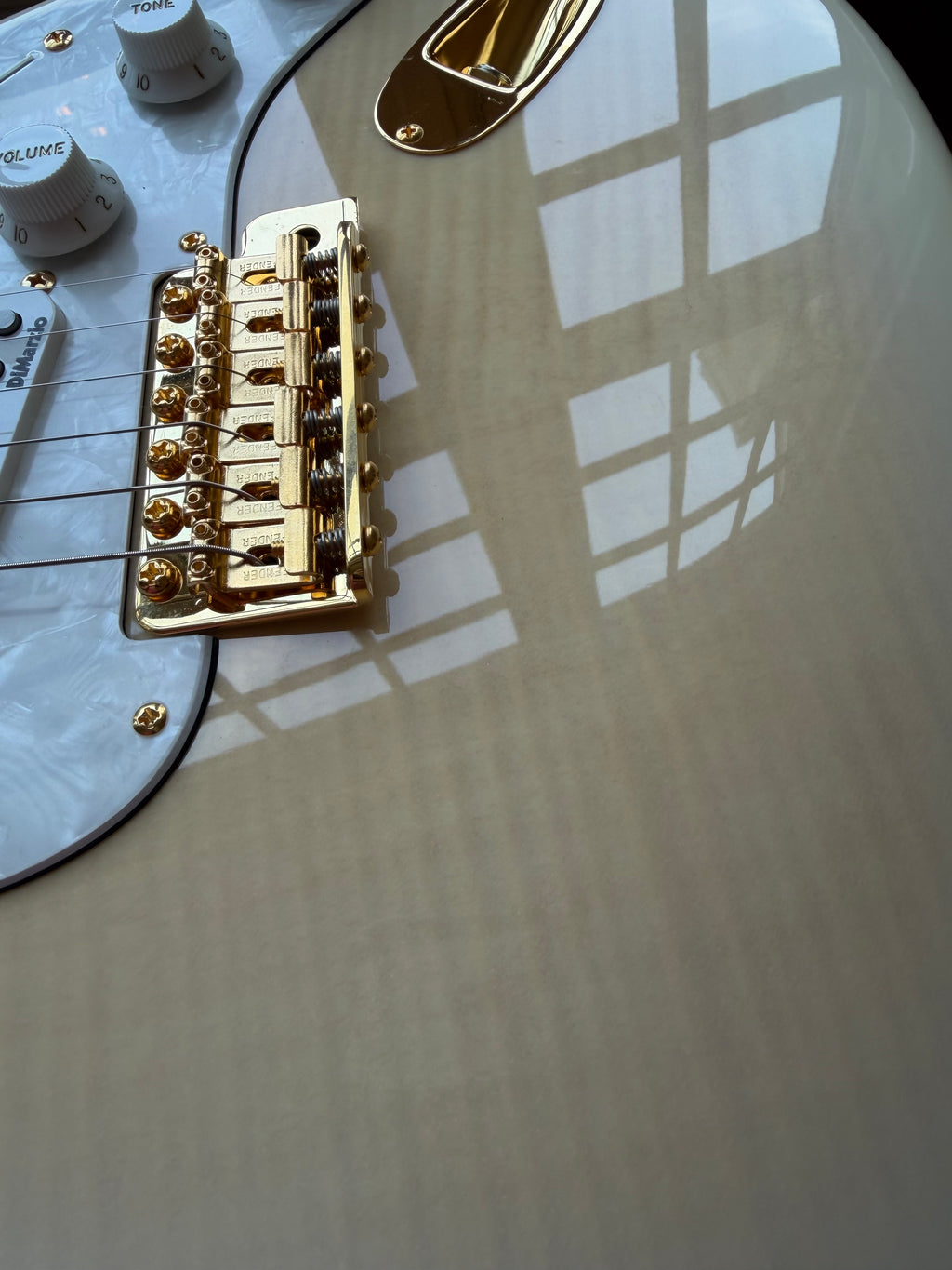 2025 Fender Richie Kotzen Signature Stratocaster MIJ Japan Maple - Transparent White Burst