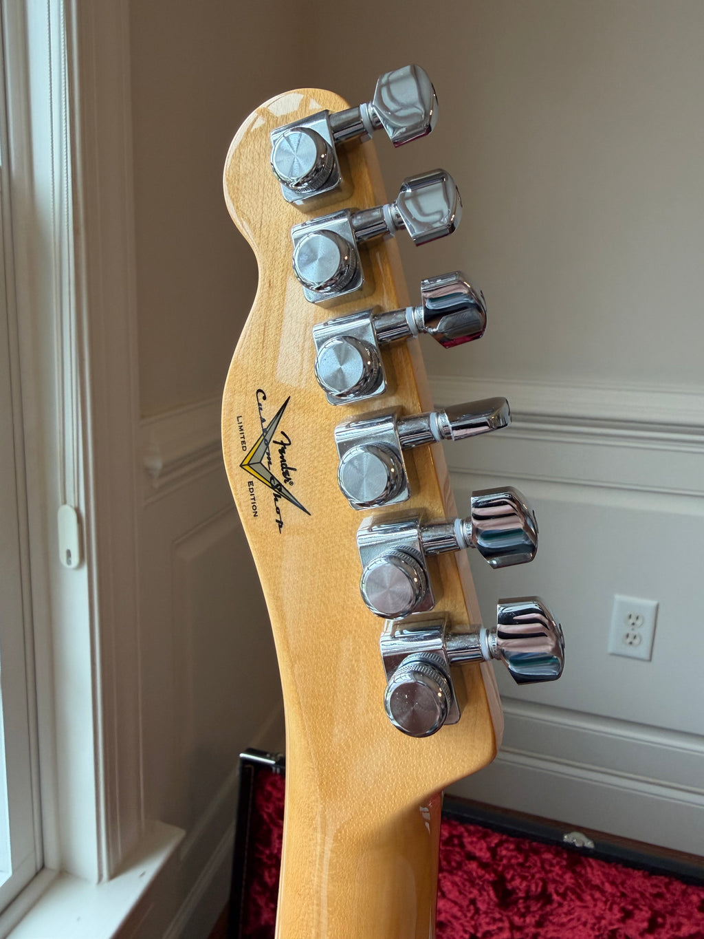 2025 Fender Custom Shop Telecaster Custom Deluxe W25 Limited Edition NOS - Black Sparkle - Image 9
