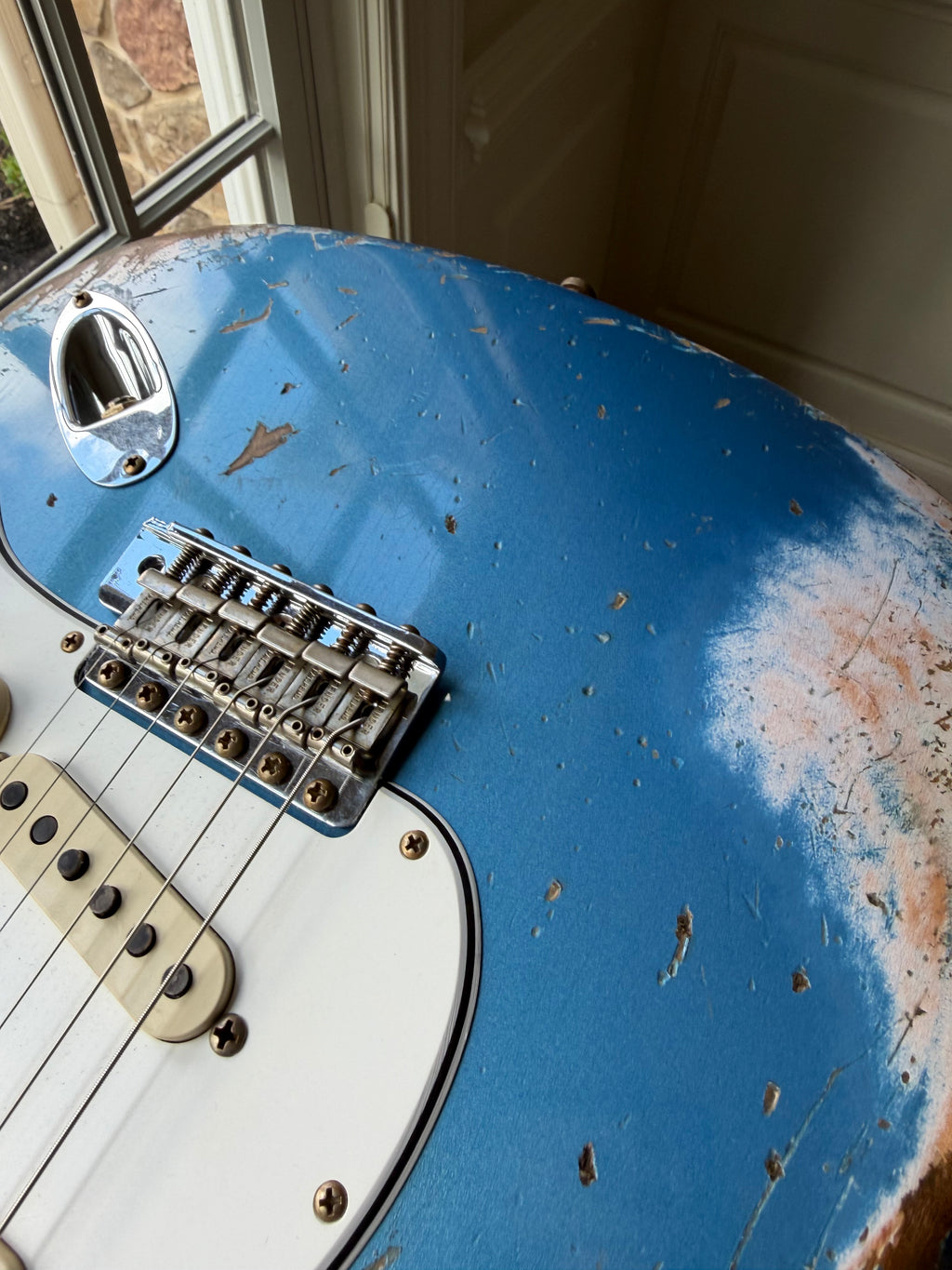 2025 Fender Custom Shop Stratocaster Pro SR25 Super Heavy Relic - Aged Lake Placid Blue