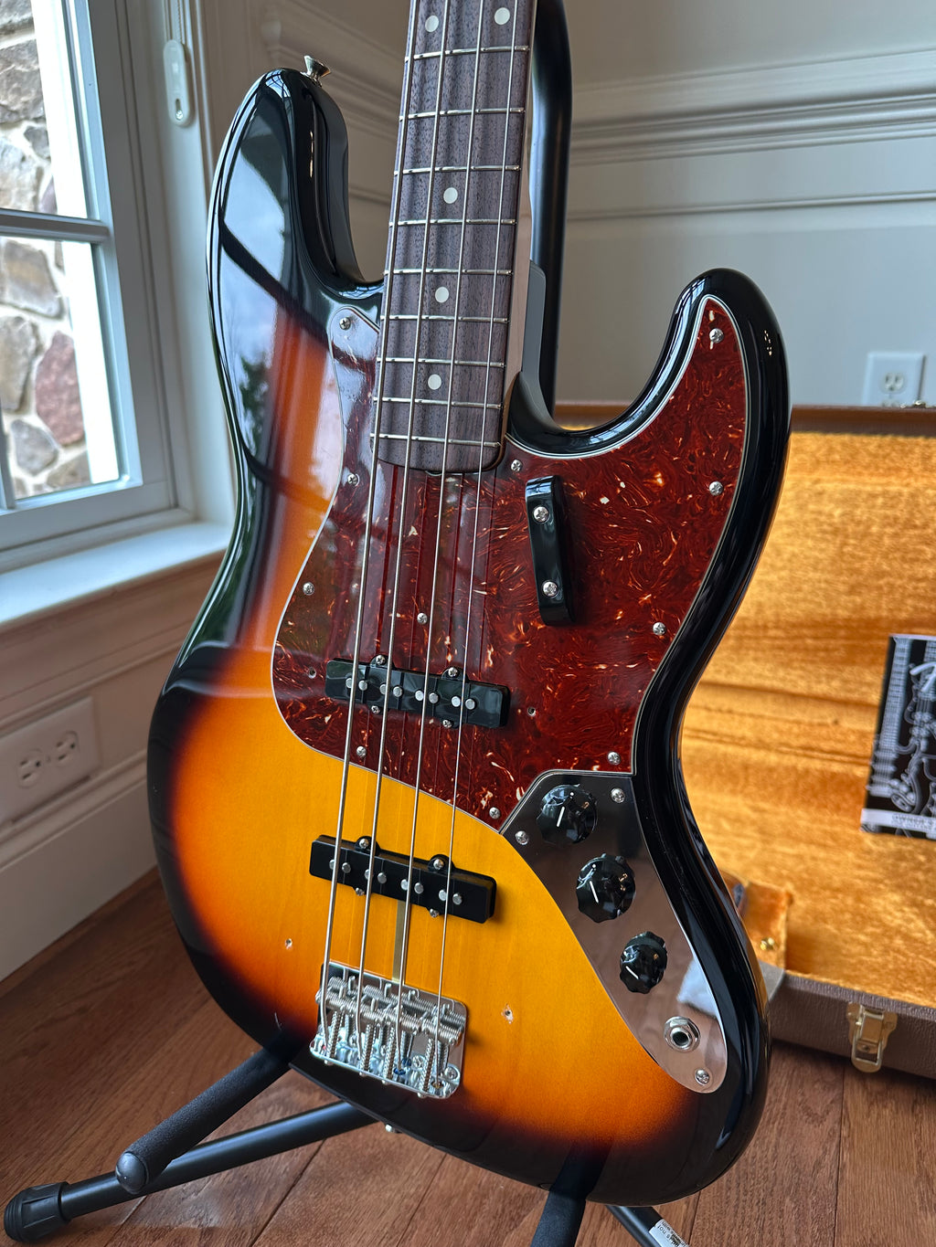 2011 Fender Custom Shop '60 Jazz Bass NOS - Vintage Sunburst - Image 2