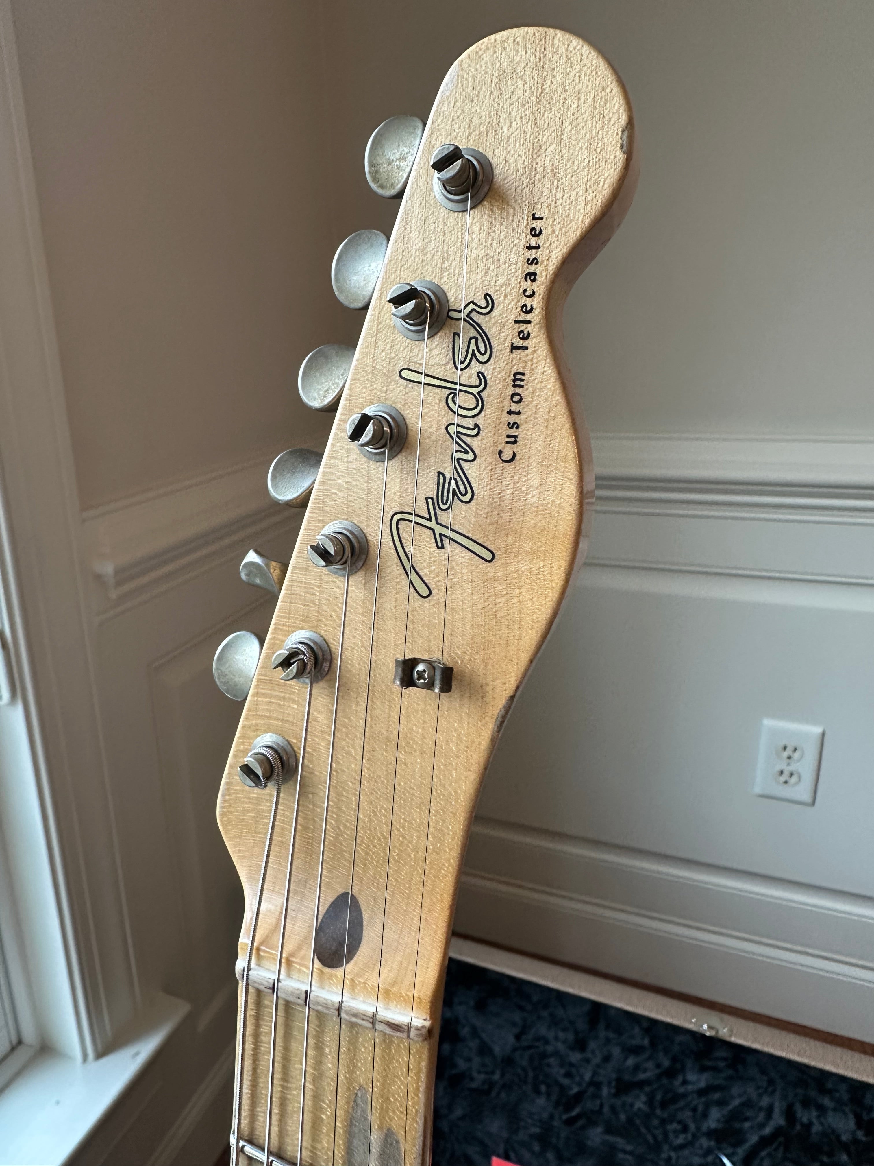 2024 Fender Custom Shop '59 Telecaster Custom Relic - Aged Sherwood Green Metallic - Image 8