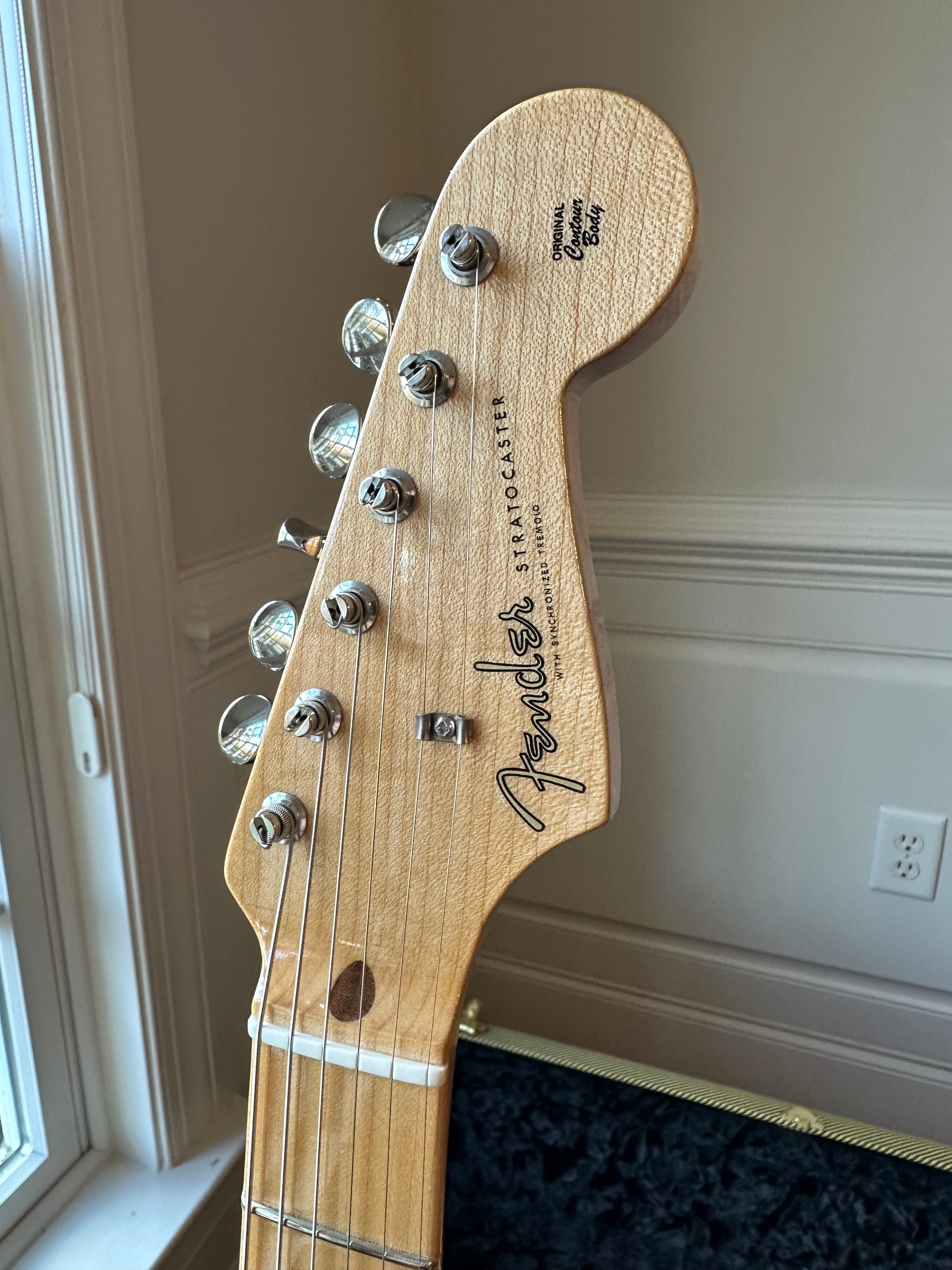 2025 Fender Custom Shop '57 Stratocaster TCP Time Capsule Maple- Dirty Shell Pink - Image 8