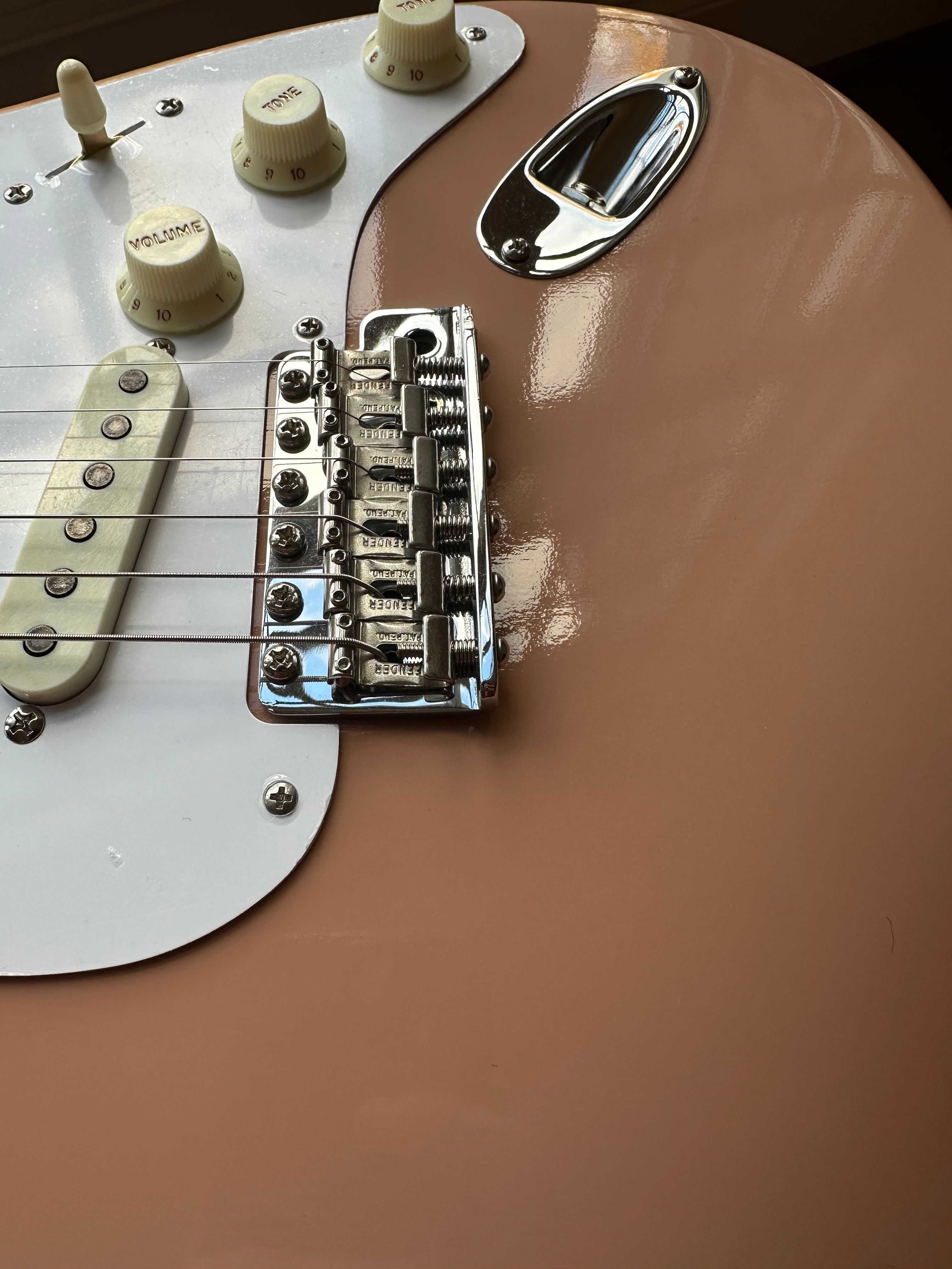 2025 Fender Custom Shop '57 Stratocaster TCP Time Capsule Maple- Dirty Shell Pink - Image 13