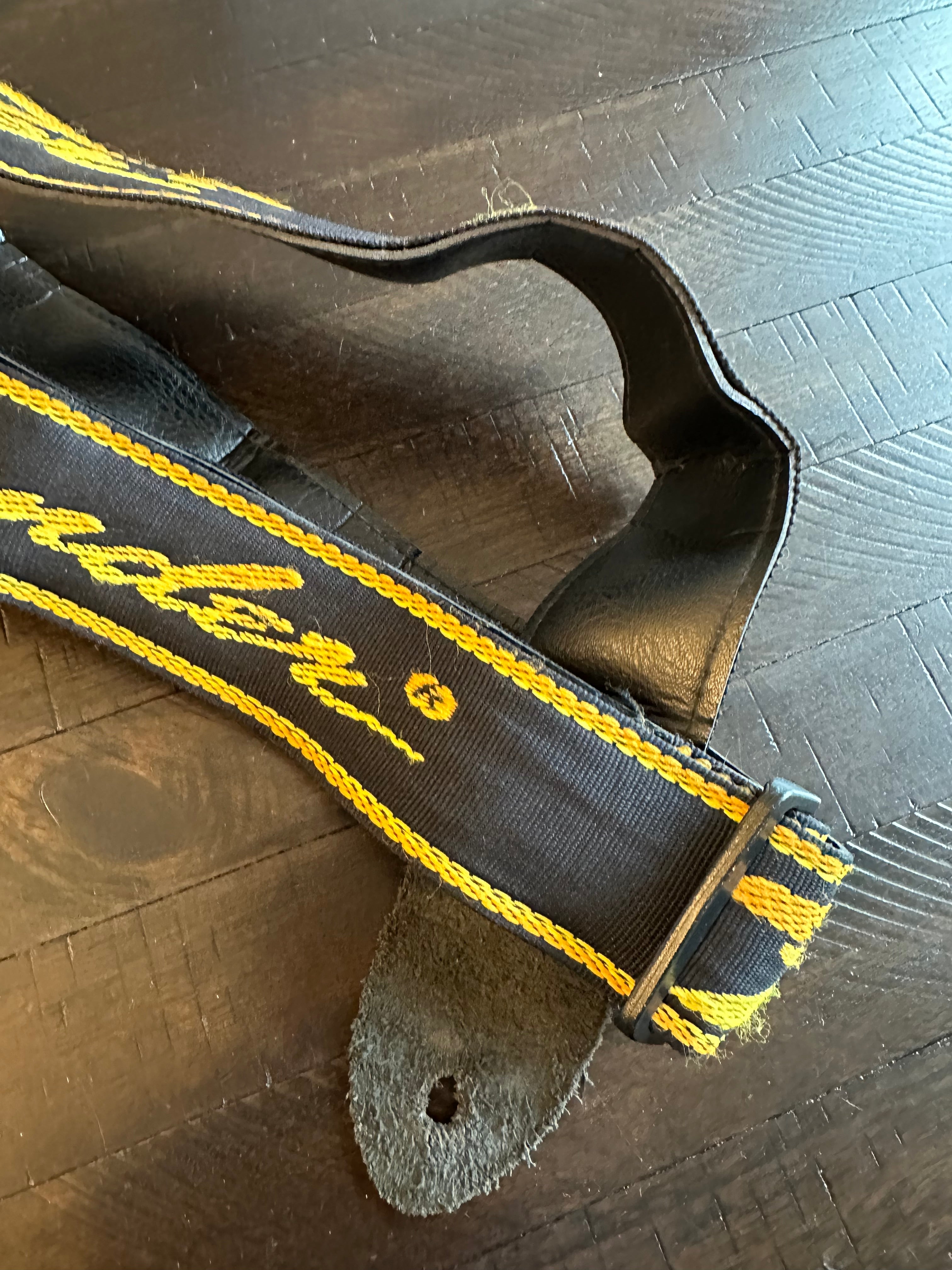 1990s Fender Electric Guitar Strap - Image 3