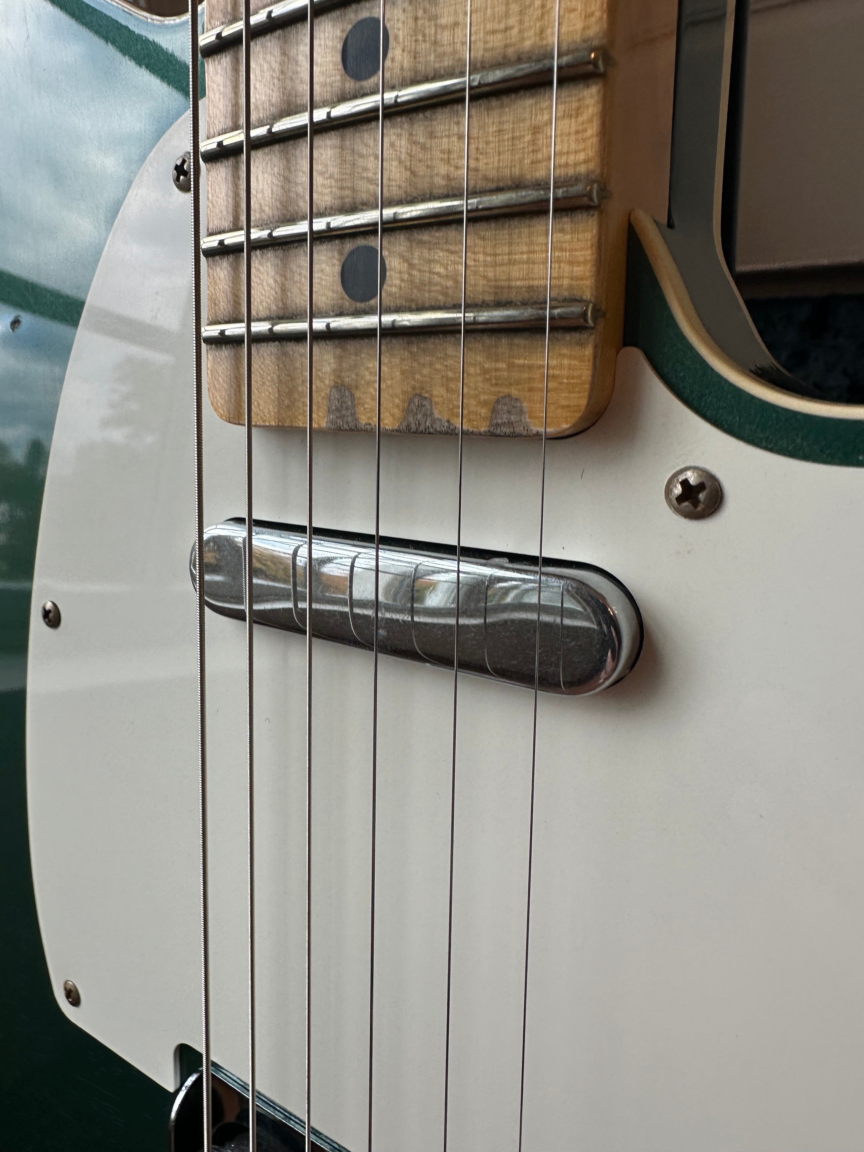 2024 Fender Custom Shop '59 Telecaster Custom Relic - Aged Sherwood Green Metallic - Image 4
